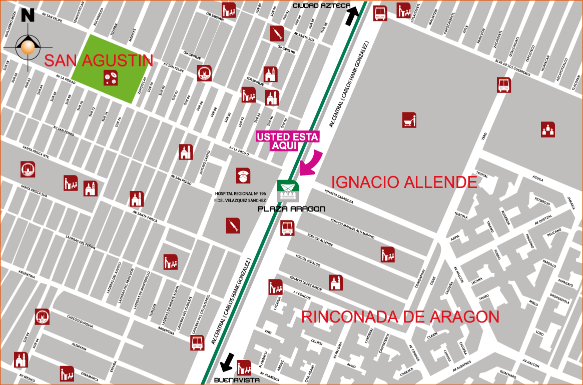 Top 85+ imagen metro plaza aragon mapa